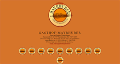 Desktop Screenshot of gasthofmayrhuber.at